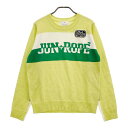 JUN&ROPE ジュン アンド ロペ ERM-28260-B 長袖 ニットセーター グリーン系 L 【中古】ゴルフウェア レディース
