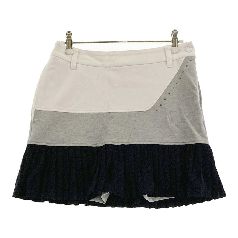 NEW BALANCE ニューバランス 2022年モデル インナー付 裾プリーツ スカート ホワイト系 00 【中古】ゴ..
