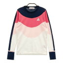 LECOQ GOLF ルコックゴルフ ニット セーター ピンク系 M 【中古】ゴルフウェア レディース