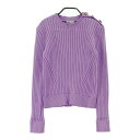 DOUBLE STANDARD CLOTHING ダブルスタンダードクロージング 長袖ニットセーター パープル系 36 【中古】レディース