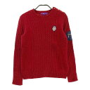 BEAMS GOLF ビームスゴルフ ウール混 ニットセーター レッド系 S 【中古】ゴルフウェア レディース