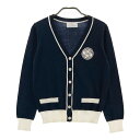 JUN&ROPE ジュン アンド ロペ カーディガン ネイビー系 S 【中古】ゴルフウェア レディース