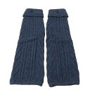 PEARLY GATES パーリーゲイツ ニット レッグウォーマー ネイビー系 【中古】ゴルフウェア