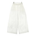 ETRE TOKYO エトレトウキョウ プロダクトダイパンツ ホワイト系 M 【中古】レディース