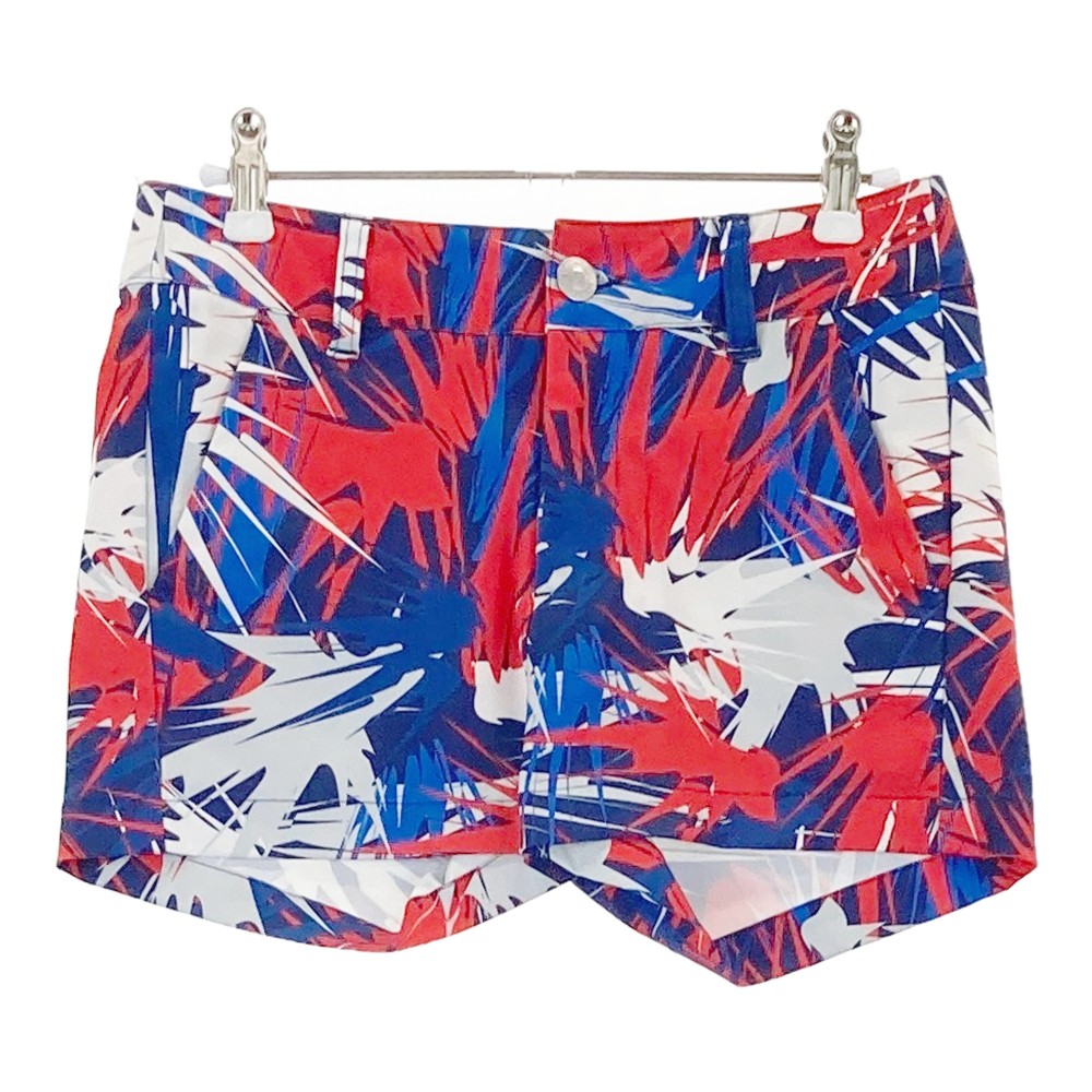 LOUD MOUTH ラウドマウス ショートパンツ アイスクル ネイビー系 S 【中古】ゴルフウェア レディース