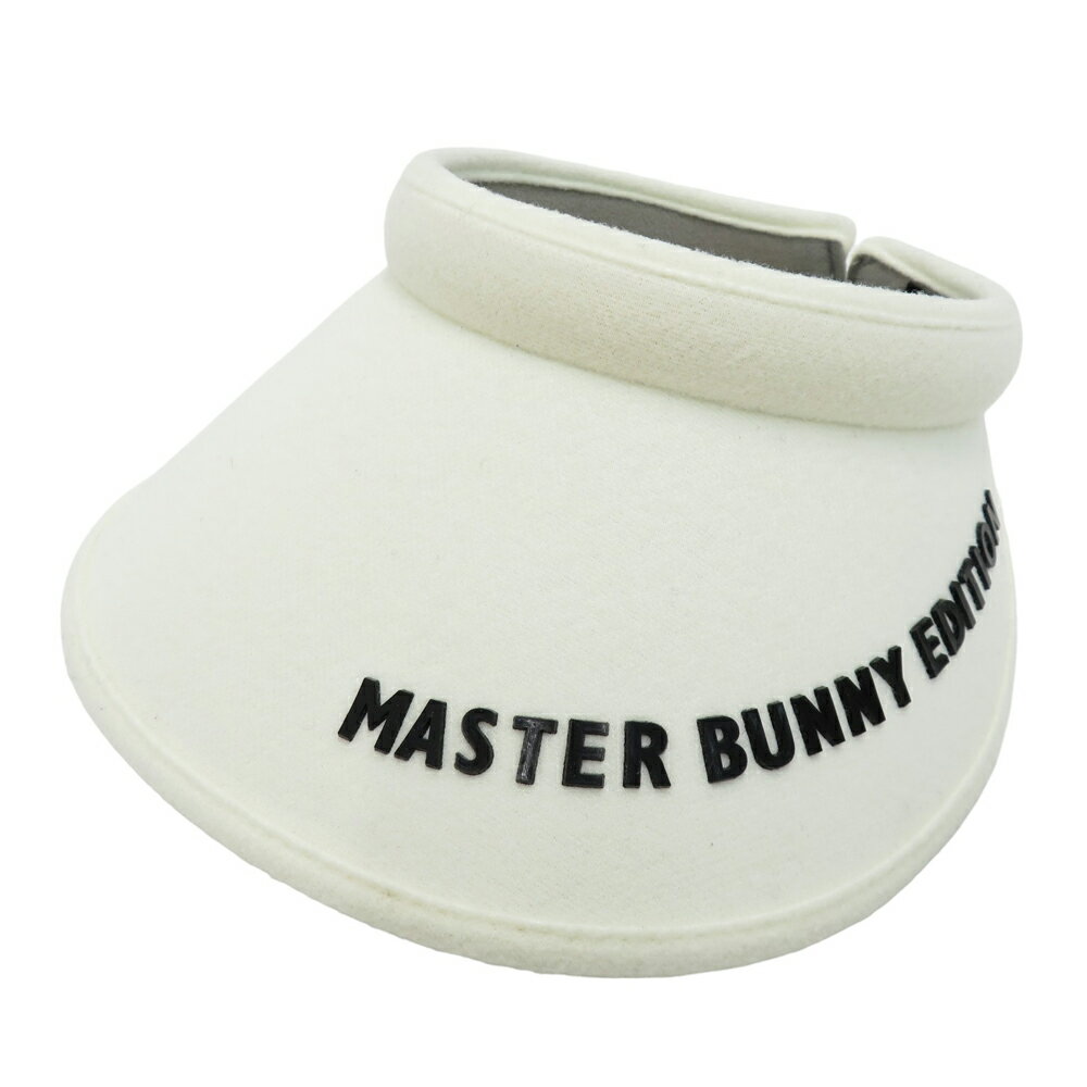 MASTER BUNNY EDITION マスターバニーエディション サンバイザー ホワイト系 FR 【中古】ゴルフウェア