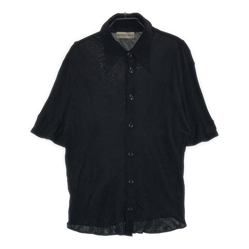 EMPORIO ARMANI エンポリオ アルマーニ 半袖シャツ ブラック系 M 【中古】レディース