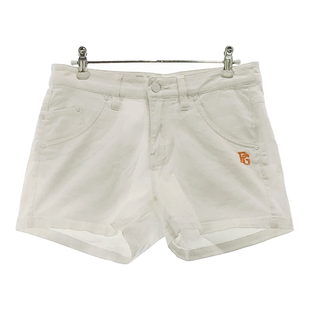 PEARLY GATES パーリーゲイツ ショートパンツ ホワイト系 0 【中古】ゴルフウェア レディース