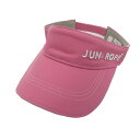 JUN&ROPE ジュン アンド ロペ サンバイザー ピンク系 【中古】ゴルフウェア