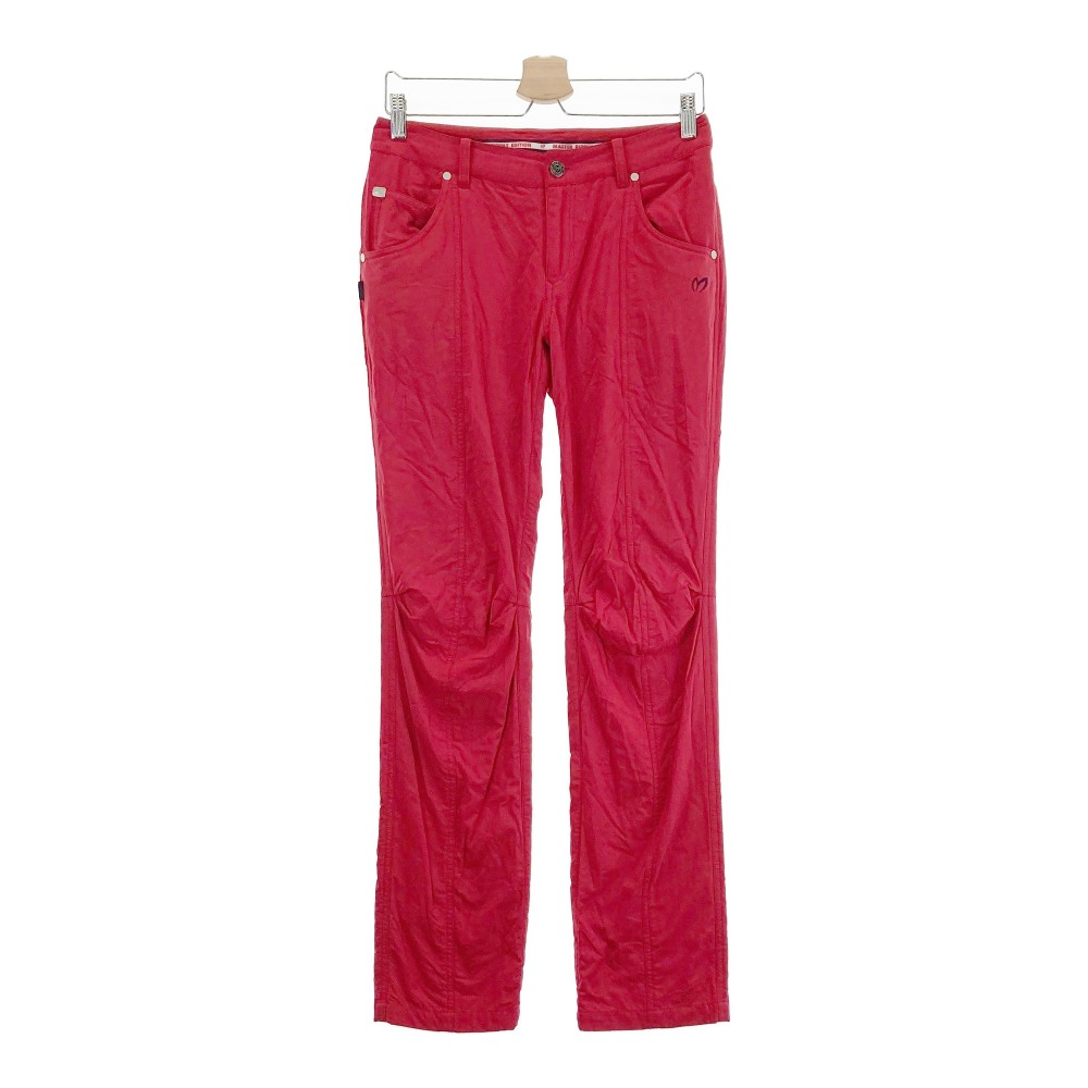 MASTER BUNNY EDITION マスターバニーエディション ロングパンツ レッド系 1 【中古】ゴルフウェア レディース