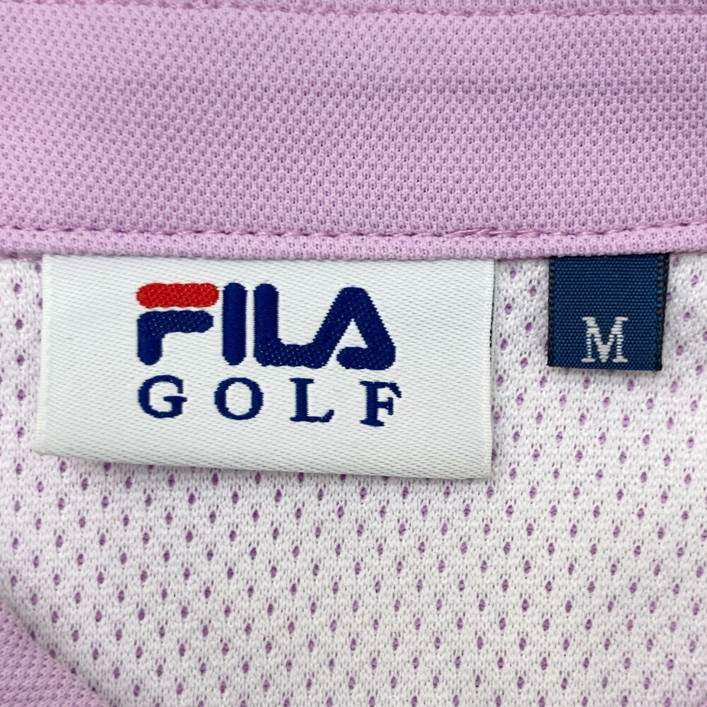 FILA GOLF フィラゴルフ ノースリーブワンピース パープル系 M 【中古】ゴルフウェア レディース 3