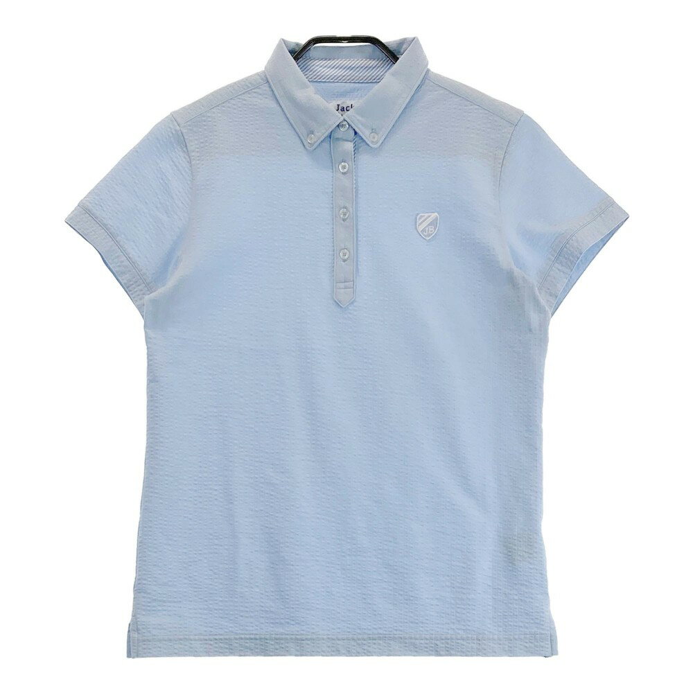 JACK BUNNY ジャックバニー 半袖ポロシャツ ブルー系 2 【中古】ゴルフウェア レディース