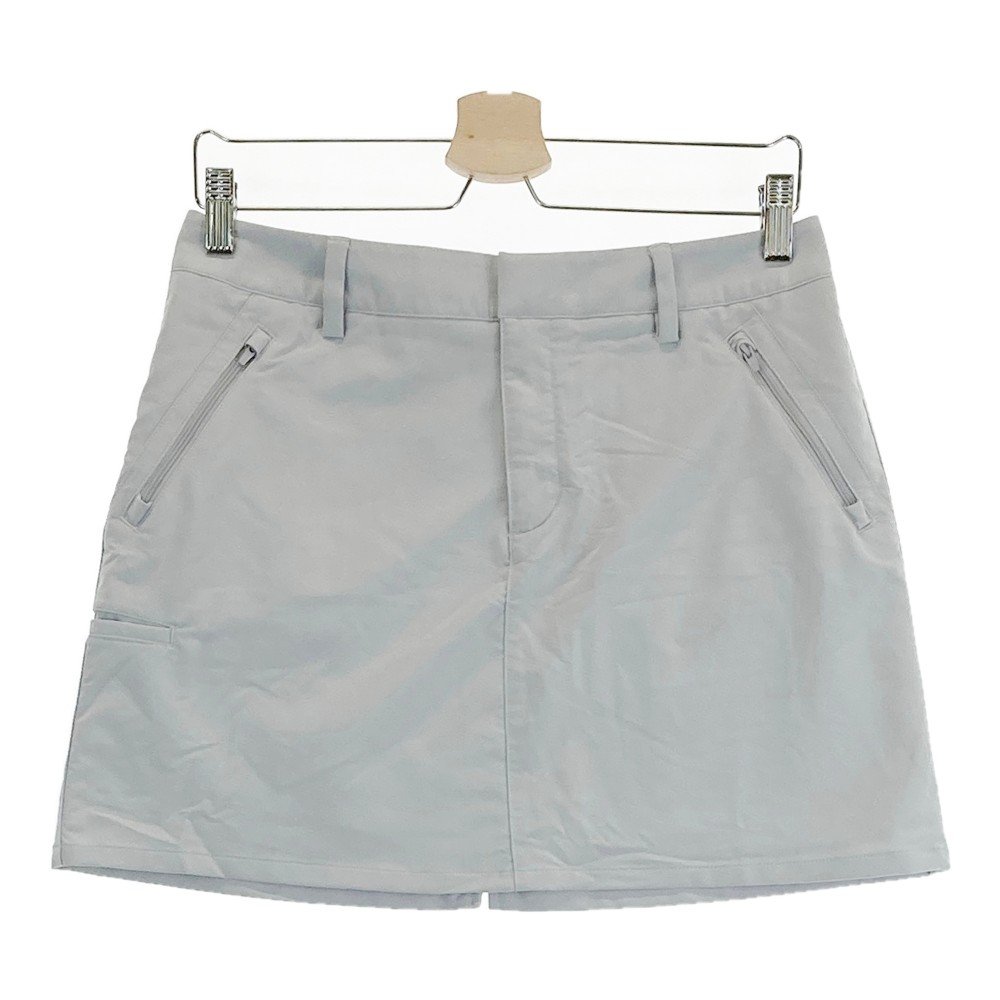 ADIDAS GOLF アディダスゴルフ Z79158 ストレッチスカート グレー系 L 【中古】ゴルフウェア レディース