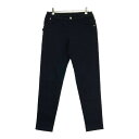 JACK BUNNY ジャックバニー ストレッチパンツ ブラック系 0 【中古】ゴルフウェア レディース