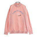 LECOQ GOLF ルコックゴルフ 2023年モデル ハイネック ニットセーター ピンク系 L 【中古】ゴルフウェア レディース