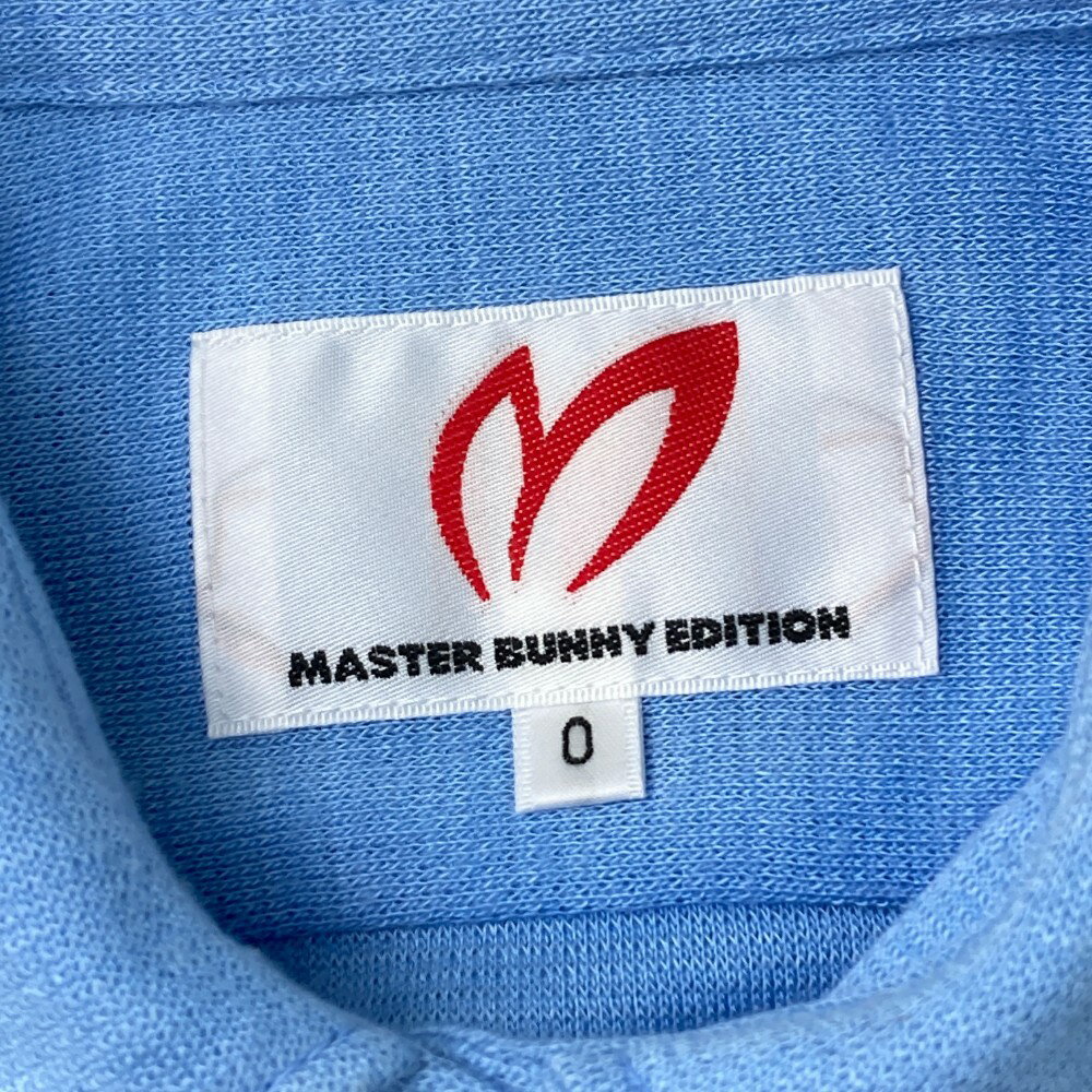 MASTER BUNNY EDITION マスターバニーエディション ウール混 長袖シャツ ブルー系 0 【中古】ゴルフウェア レディース 3