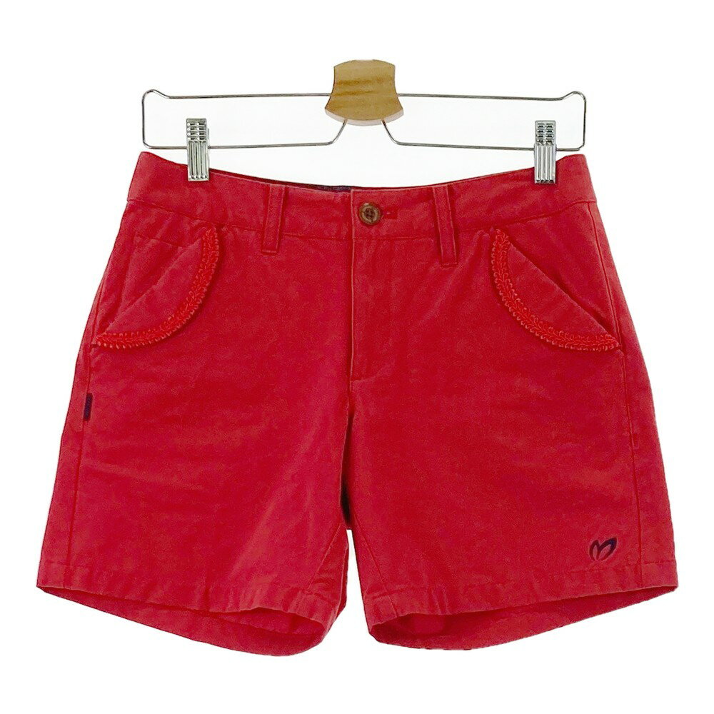 MASTER BUNNY EDITION マスターバニーエディション ショートパンツ レッド系 1 【中古】ゴルフウェア レディース