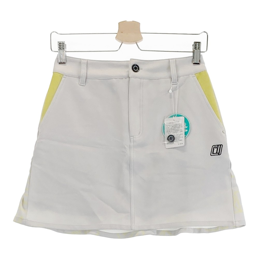 CUARTO UNITED クアルトユナイテッド ストレッチスカート グレー系 S 【中古】ゴルフウェア レディース