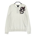 ZOY ゾーイ 長袖ニットセーター ホワイト系 38 【中古】ゴルフウェア レディース