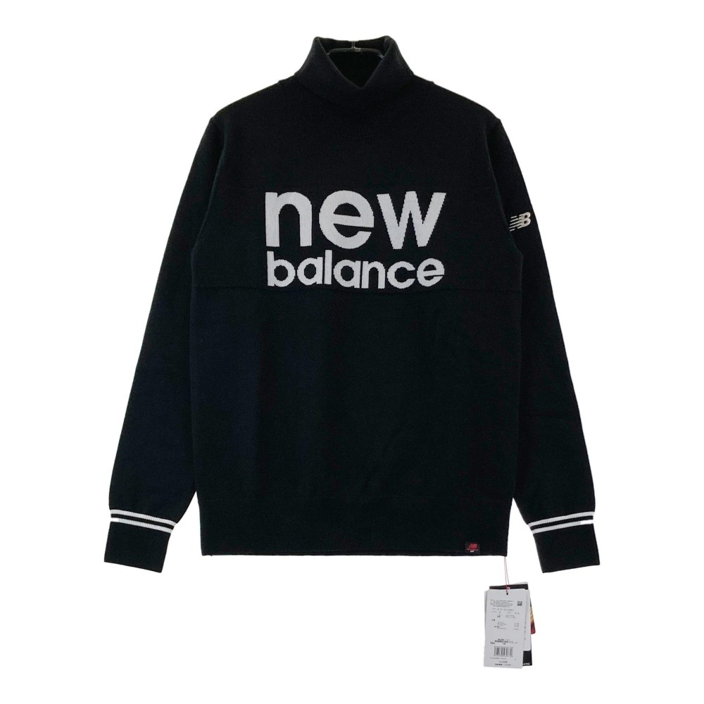 NEW BALANCE ニューバランス 2022年モデル タートルネック ニットセーター ブラック系 2 【中古】ゴルフウェア レディース