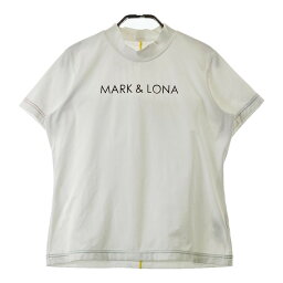 MARK&LONA マークアンドロナ 半袖ハイネックインナーTシャツ ホワイト系 40 【中古】ゴルフウェア レディース