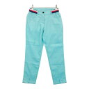 TOMMY HILFIGER GOLF トミー ヒルフィガーゴルフ ストレッチ クロップドパンツ ブルー系 XS 【中古】ゴルフウェア レディース