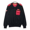 VIVA HEART ビバハート 長袖ニット セーター ブラック系 48 【中古】ゴルフウェア レディース