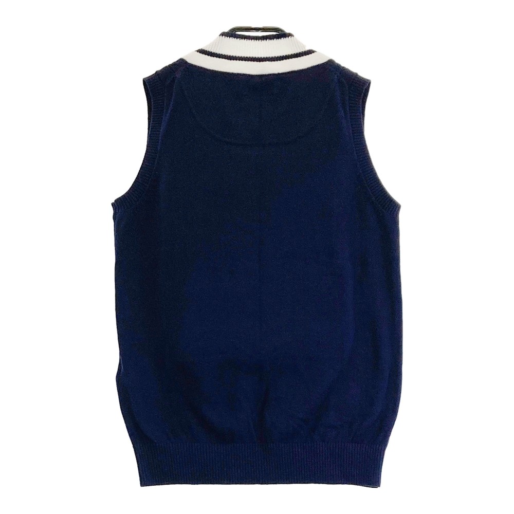 CALLAWAY キャロウェイ 241-8161801 Vネック ニットベスト ネイビー系 M 【中古】ゴルフウェア レディース