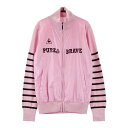 LECOQ GOLF ルコックゴルフ 切替 ニットジャケット ピンク系 S 【中古】ゴルフウェア レディース