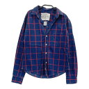 FRANK&EILEEN フランク & アイリーン BARRY 長袖シャツ チェック柄 ネイビー系 XS 【中古】レディース