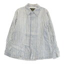 PHOTOCOPIEU フォトコピュー 長袖シャツ 麻 ストライプ ホワイト系 36 【中古】レディース(4)