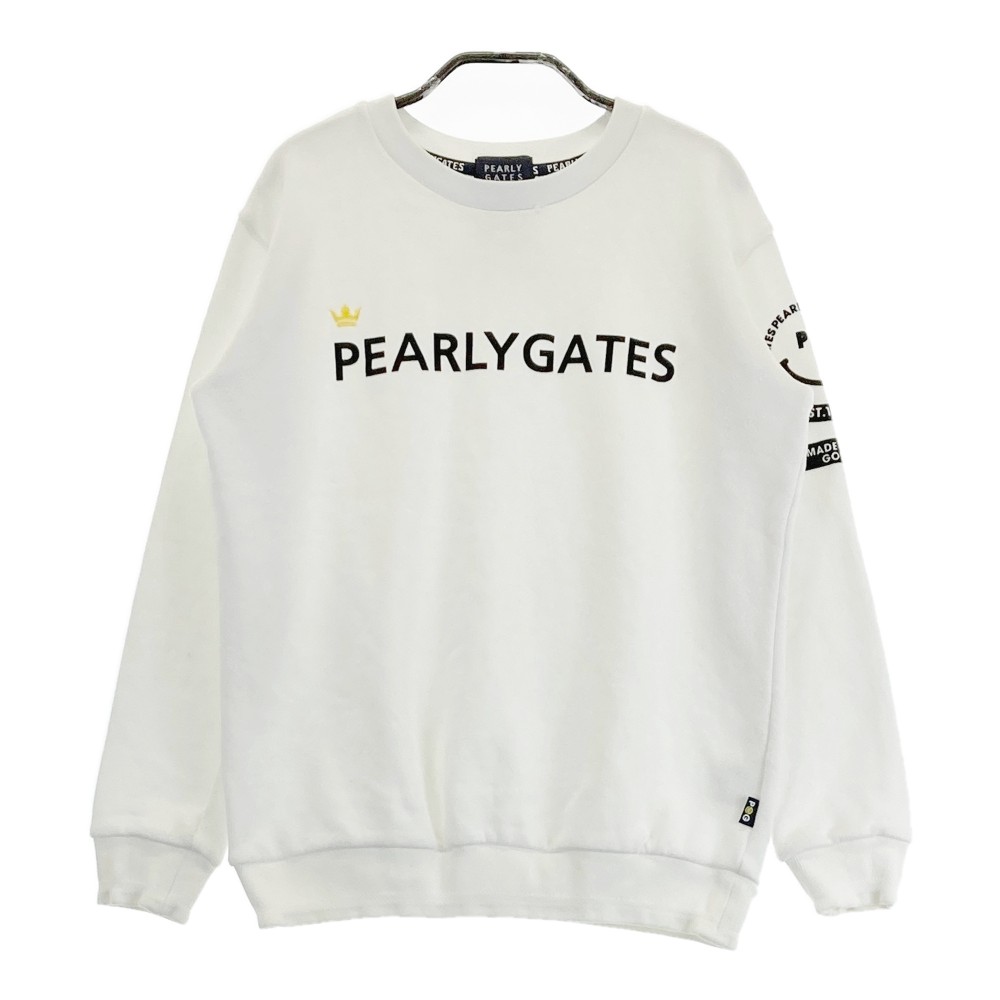 PEARLY GATES パーリーゲイツ トレーナー ホワイト系 0 【中古】ゴルフウェア レディース