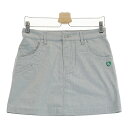 PEARLY GATES パーリーゲイツ 30周年モデル 055-9234702 ストレッチ スカート グレー系 1 【中古】ゴルフウェア レディース(4)