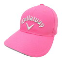 CALLAWAY キャロウェイ 2022年モデル キャップ ピンク系 FR 【中古】ゴルフウェア