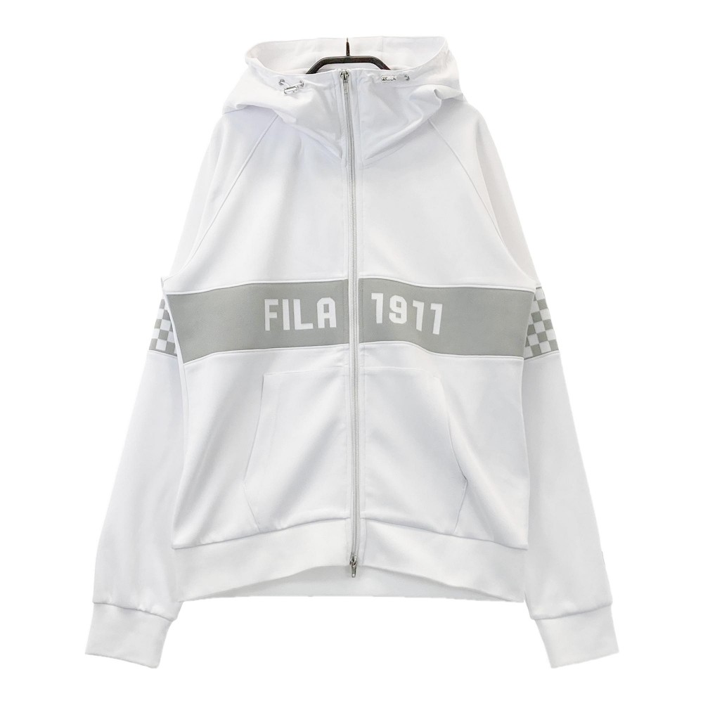 FILA GOLF フィラゴルフ 長袖パーカー ホワイト系 L 【中古】ゴルフウェア レディース