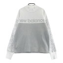 NEW BALANCE ニューバランス 2023年モデル ニット セーター ホワイト系 1 【中古】ゴルフウェア レディース