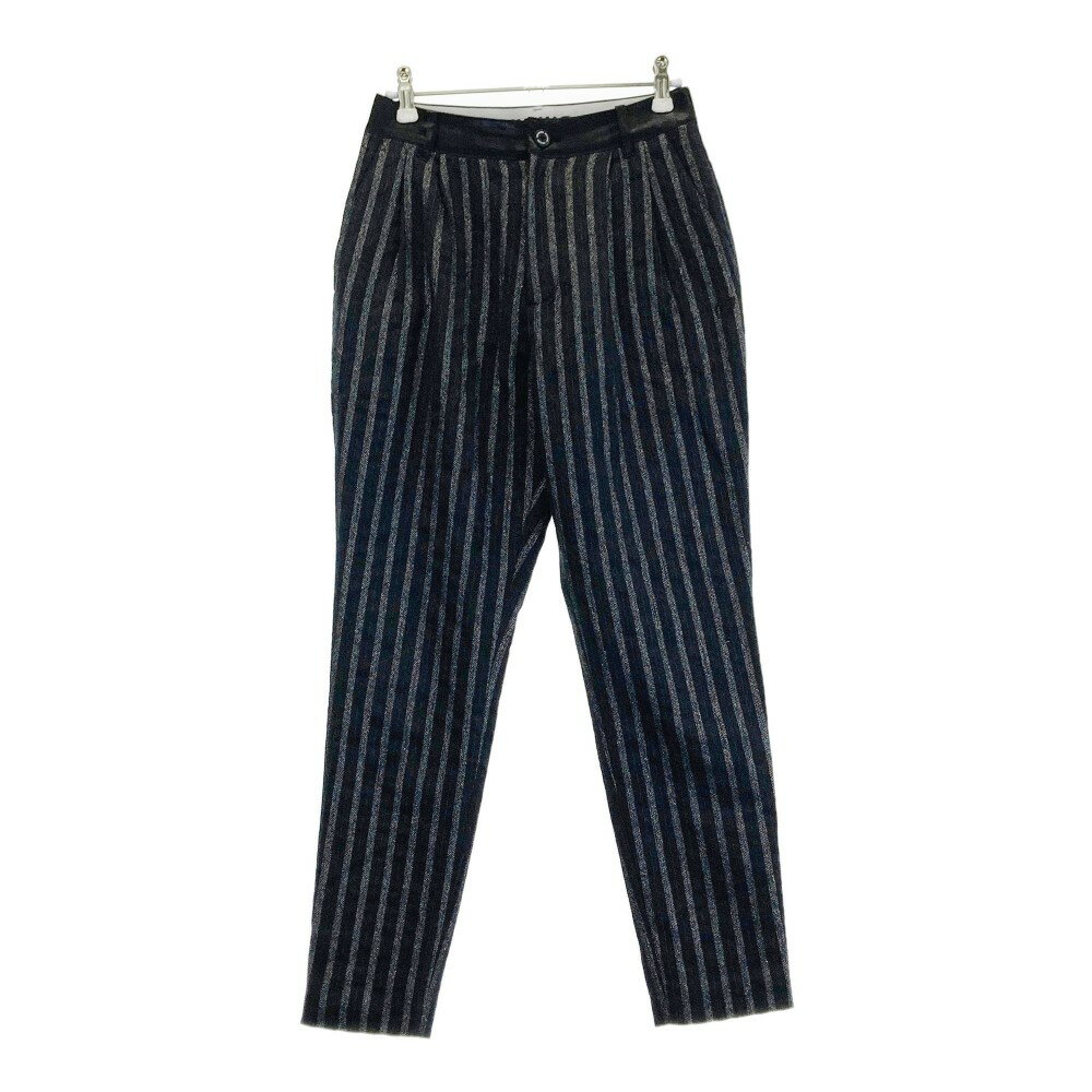 MASTER BUNNY EDITION マスターバニーエディション ストレッチパンツ ストライプ柄 グレー系 00 【中古】ゴルフウェア レディース