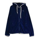 CALLAWAY SELECT キャロウェイ セレクト パイル地ジップパーカー ネイビー系 L 【中古】ゴルフウェア レディース