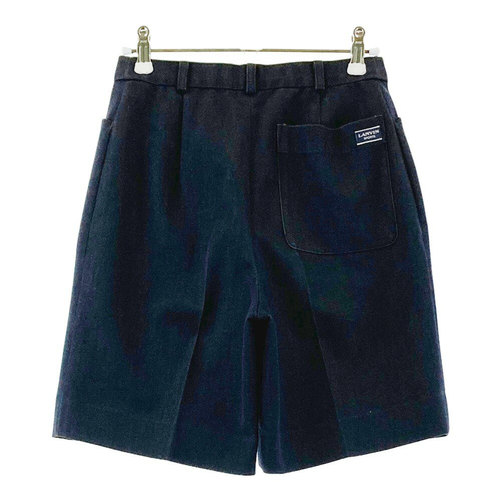 LANVIN SPORT ランバン スポール ショートパンツ ネイビー系 36 【中古】ゴルフウェア レディース