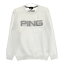 PING ピン 2022年モデル ニットセーター ホワイト系 M 【中古】ゴルフウェア レディース