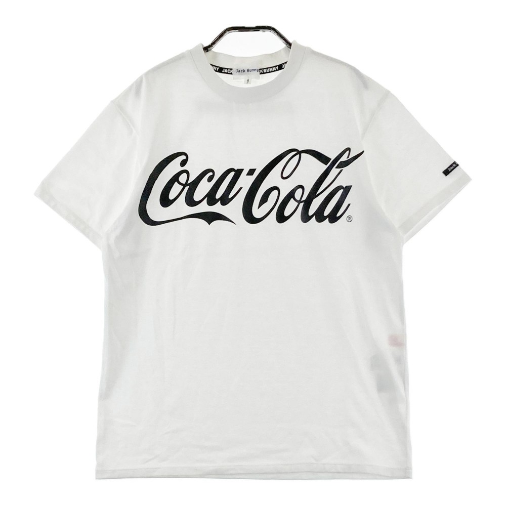 JACK BUNNY ジャックバニー coca cola コカコーラ 半袖Tシャツ ホワイト系 1 【中古】ゴルフウェア レディース