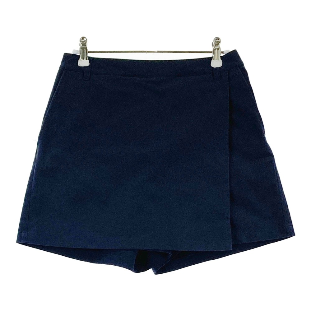 BEAMS GOLF ビームスゴルフ キュロットスカート ネイビー系 M 【中古】ゴルフウェア レディース