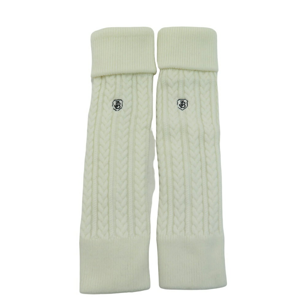 JACK BUNNY ジャックバニー ニットレッグウォーマー ホワイト系 【中古】ゴルフウェア