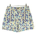 ADMIRAL アドミラル ショートパンツ 総柄 ホワイト系 M 【中古】ゴルフウェア レディース