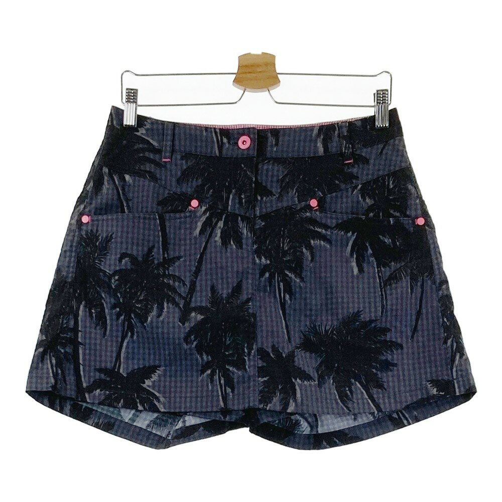 MUNSING WEAR マンシングウェア キュロットスカート 総柄 グレー系 11 【中古】ゴルフウェア レディース