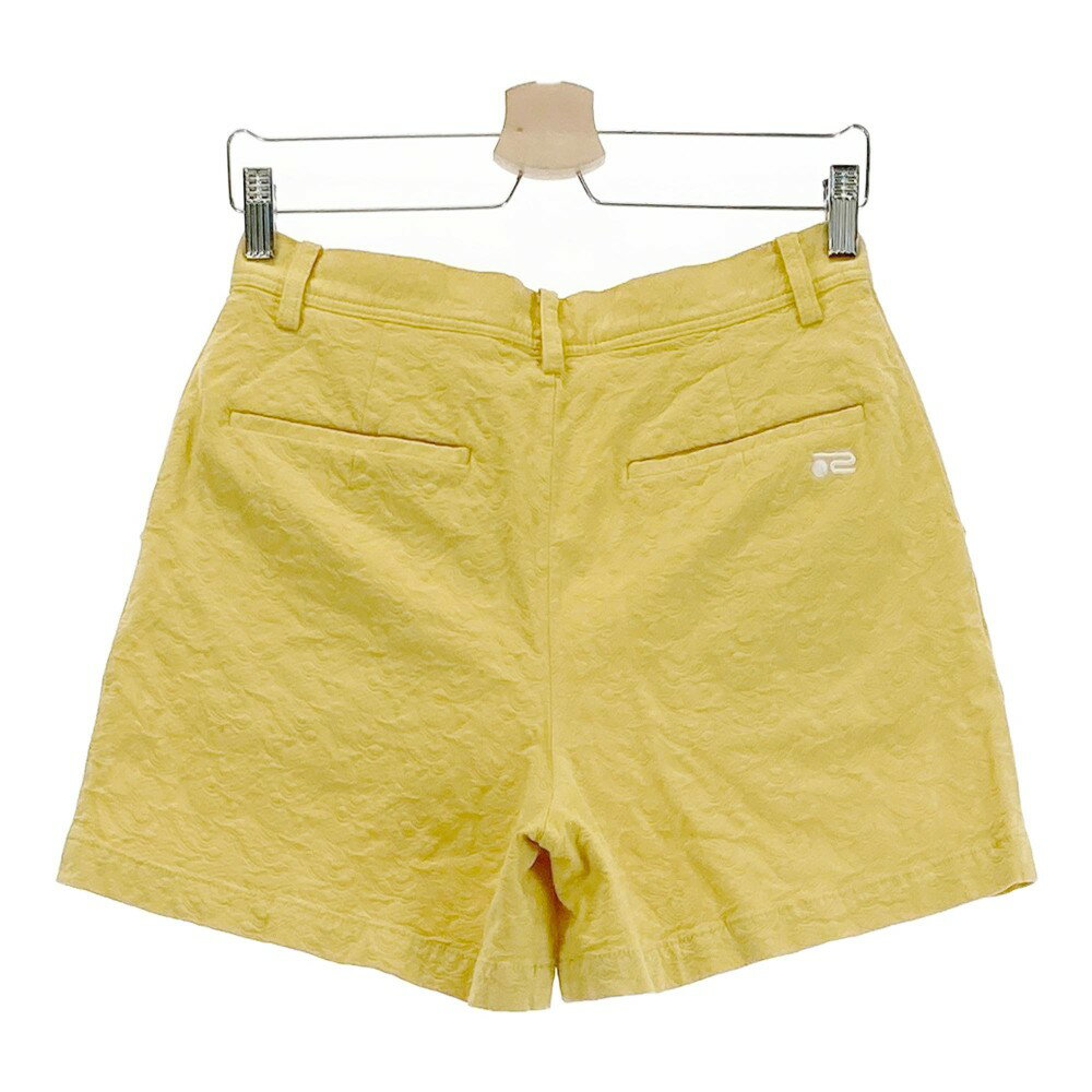 ROSASEN ロサーセン ショートパンツ イエロー系 L 【中古】ゴルフウェア レディース