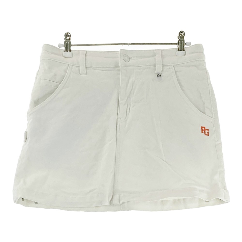 PEARLY GATES パーリーゲイツ スカート ホワイト系 0 【中古】ゴルフウェア レディース