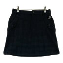 LECOQ GOLF ルコックゴルフ ストレッチスカート チェック柄 ブラック系 11 【中古】ゴルフウェア レディース(4)