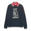 ARCHIVIO アルチビオ ハイネック ニットセーター フロッキー ブラック系 36 【中古】ゴルフウェア レディース
