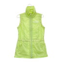 MUNSING WEAR マンシングウェア フルジップ ノースリーブ ワンピース グリーン系 M 【中古】ゴルフウェア レディース